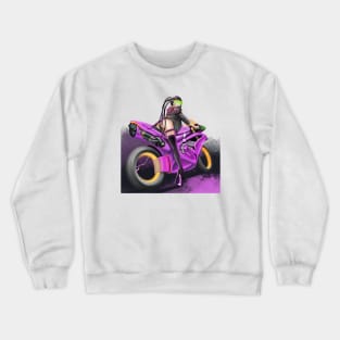 Cyberpunk girl Crewneck Sweatshirt